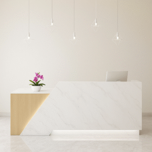 Reception counter, Reception Table, welcoming table
